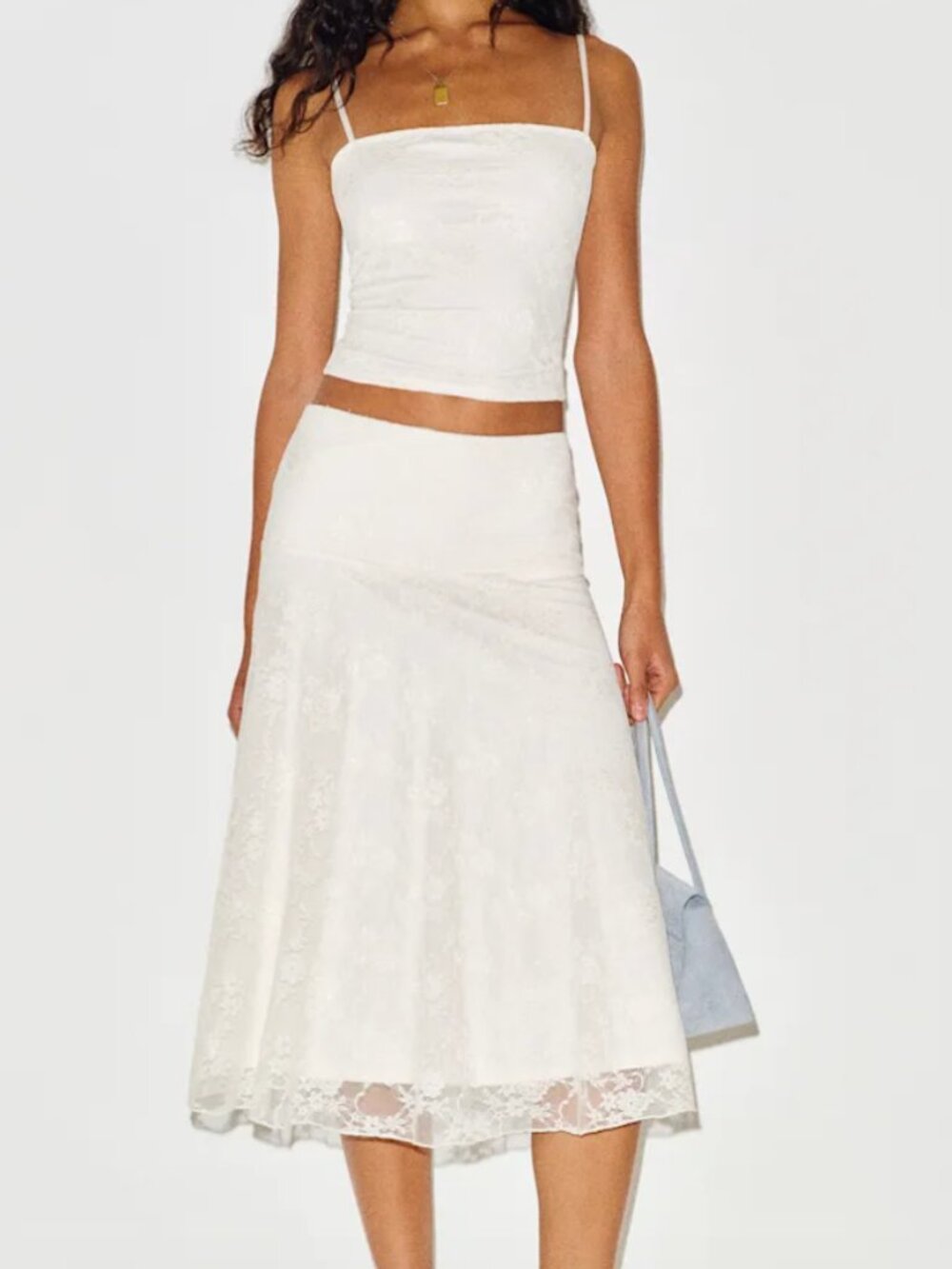 Reformation Lennon Knit Two Piece Ivory - Size S
